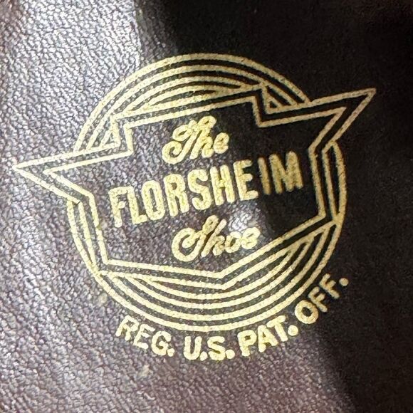 Vintage Florsheim Cap Toe Oxfords Mens Size 10D